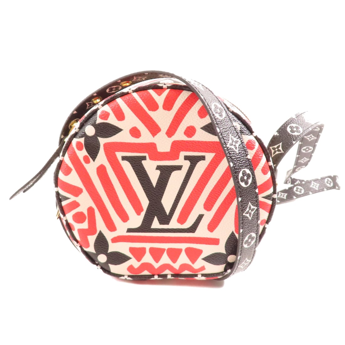 LOUIS VUITTON Monogram Giant Boite Chapeau Golden Shoulder Bag Red Black Shoulder Bag M45366 (1 of 13)