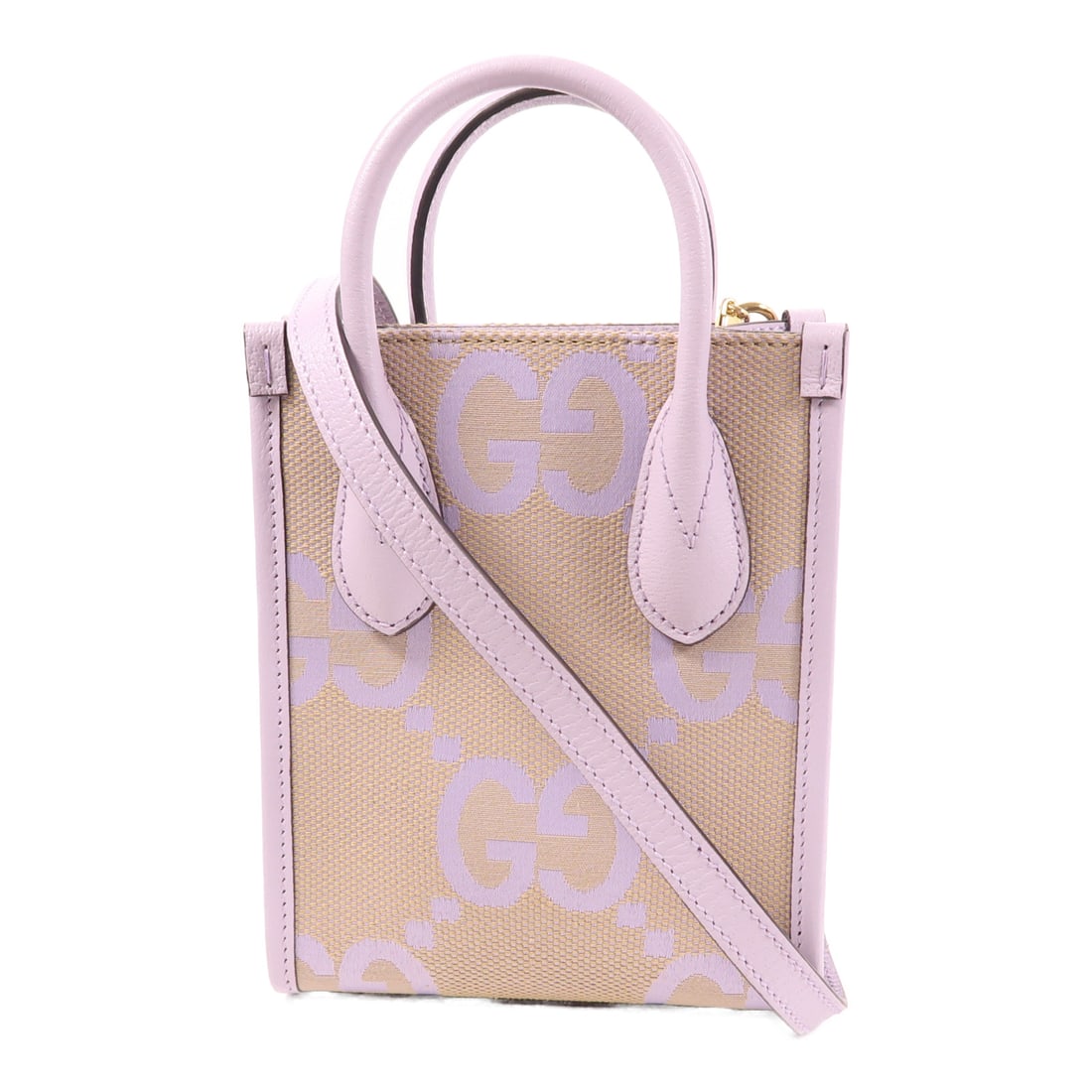 GUCCI Canvas/Cowhide Leather Shoulder Bag Hand-Handed Shoulder Bag 2wayShoulder Bag Purple Pu (1 of 15)