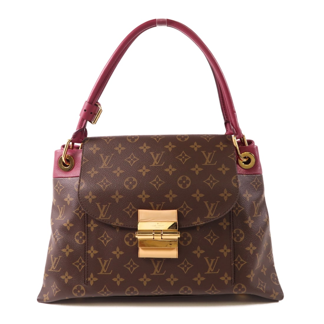LOUIS VUITTON Monogram Olympe gold shoulder bag Brown Red Red Shoulder Bag M40579: Item Name: LOUIS VUITTON Monogram Olympe gold shoulder bag Brown Red Red Shoulder Bag M40579 Brand: LOUIS VUITTON Model No.: M40579 Size: x W:39cmH:29.5cm x D:14cm(W:15.4 inch x H:11.6 inch x D:5.5 in