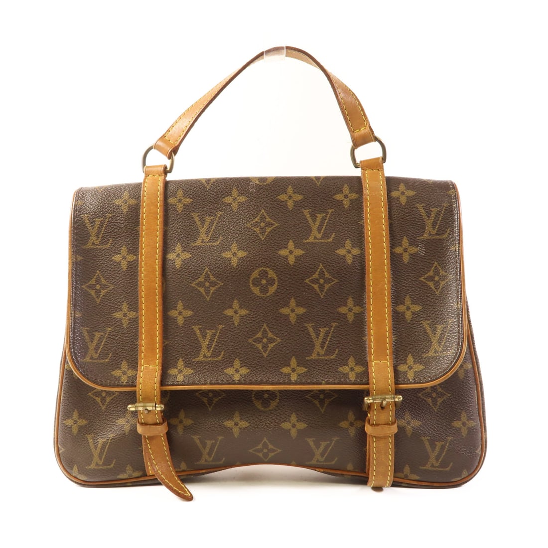 LOUIS VUITTON Monogram Marelle Sac A Dos Kinpaku handmade bag/back bag Brown 2wayShoulder Bag M51158: Item Name: LOUIS VUITTON Monogram Marelle Sac A Dos Kinpaku handmade bag/back bag Brown 2wayShoulder Bag M51158 Brand: LOUIS VUITTON Model No.: M51158 Size: x W:30cmH:21cm x D:4cm(W:11.8 inch x H:8.3