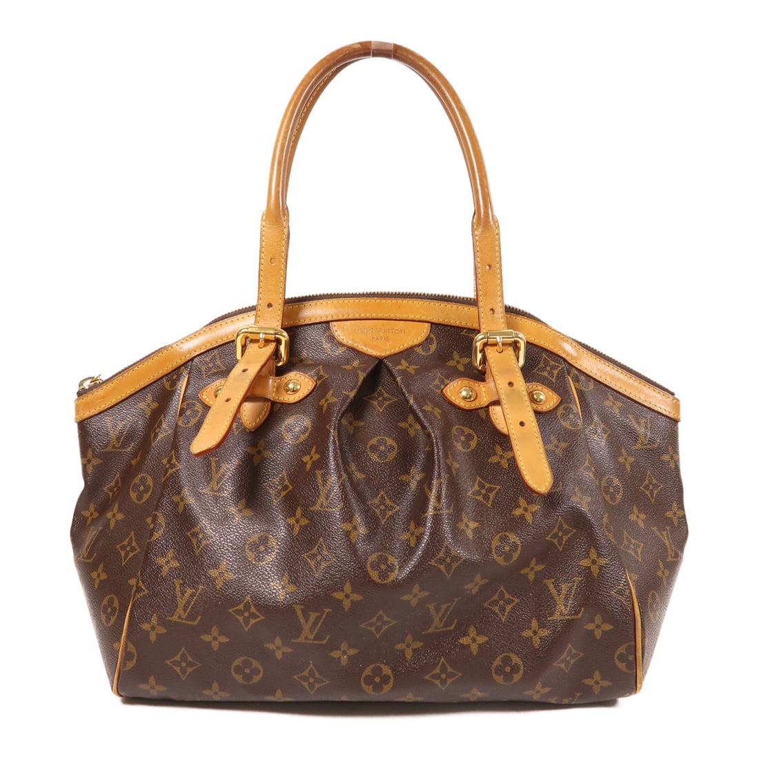 LOUIS VUITTON Monogram Tivoli GM Gold Hand-Handed Bag for Shoulders and Backs Palm Color Brow (1 of 13)