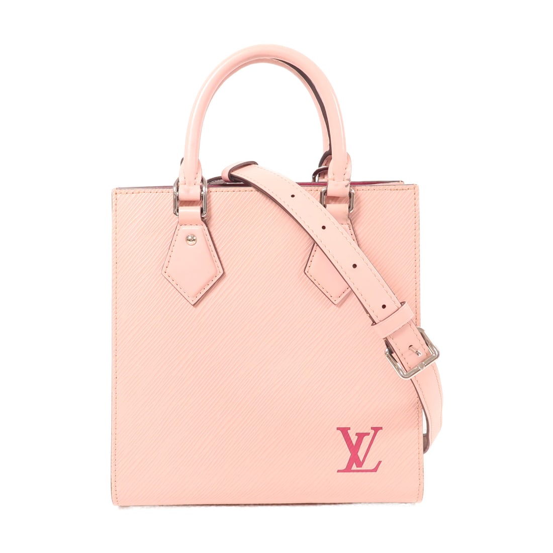 LOUIS VUITTON Epi Sac Plat BB Ginpaku Hand-Handed Bag for Shoulders and Backs Pink Pink 2wayShou (1 of 19)