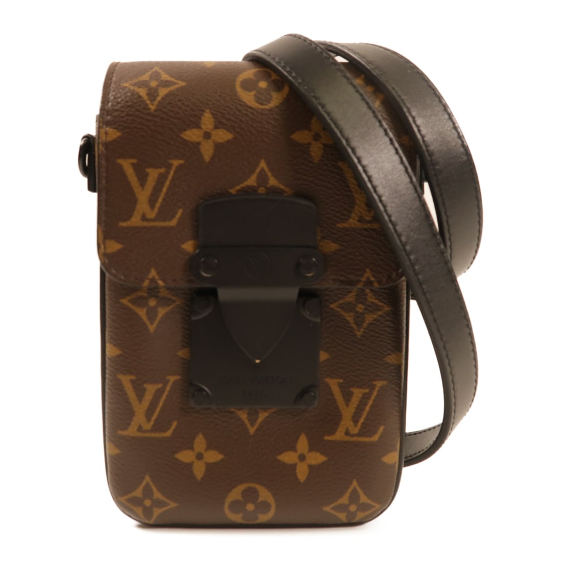 LOUIS VUITTON Monogram S-Lock Shoulder Bag Brown Shoulder Bag M81522: Item Name: LOUIS VUITTON Monogram S-Lock Shoulder Bag Brown Shoulder Bag M81522 Brand: LOUIS VUITTON Model No.: M81522 Size: x W:12cmH:17cm x D:5.5cm(W:4.7 inch x H:6.7 inch x D:2.2 inch )Shoulder?105