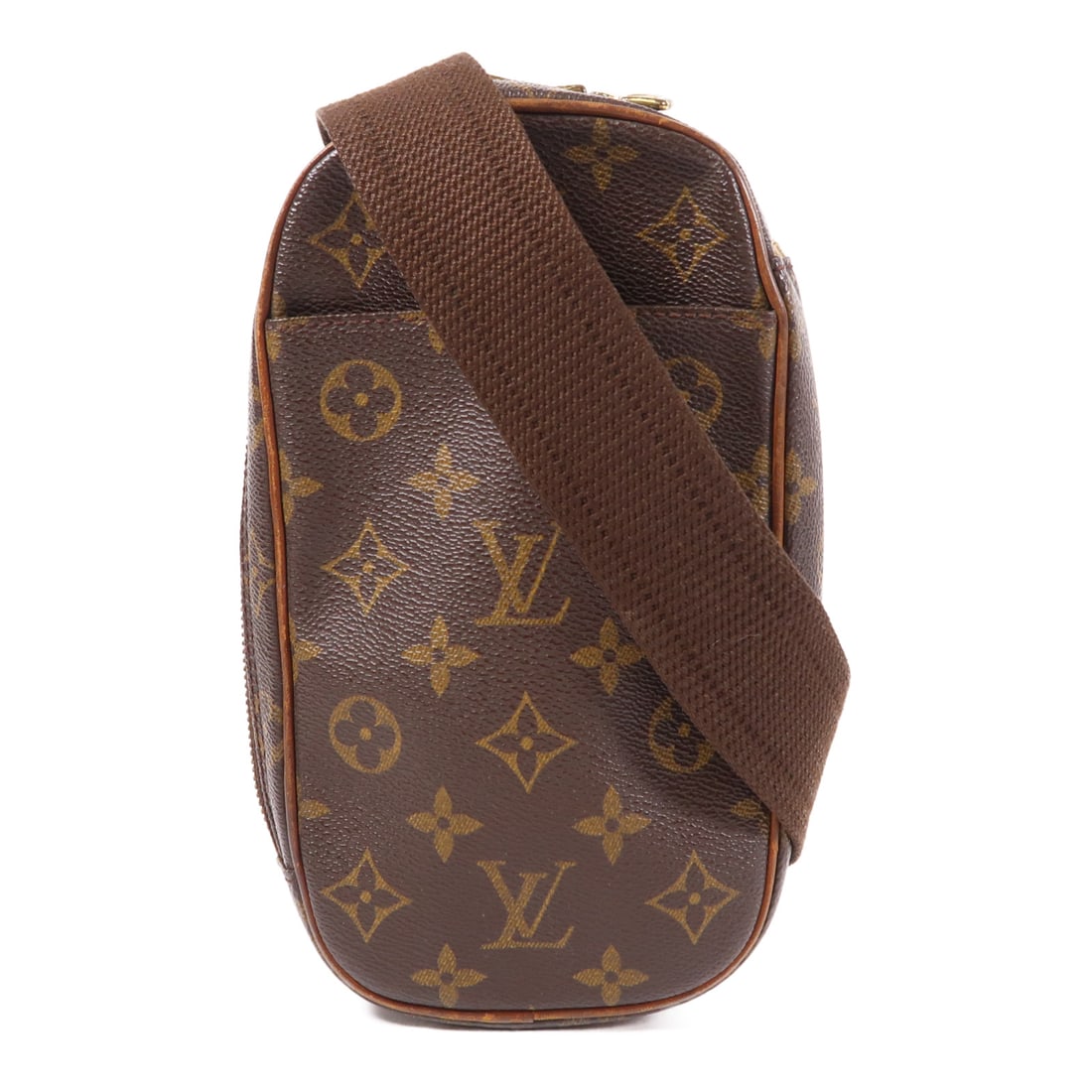 LOUIS VUITTON [Decreased Yukei] Monogram Pochette Gange ??waist envelope Brown Brown Waist bag: Item Name: LOUIS VUITTON [Decreased Yukei] Monogram Pochette Gange ??waist envelope Brown Brown Waist bag Body bag M51870 Brand: LOUIS VUITTON Model No.: M51870 Size: x W:12cmH:22cm x D:4.5cm(W:4.7 in