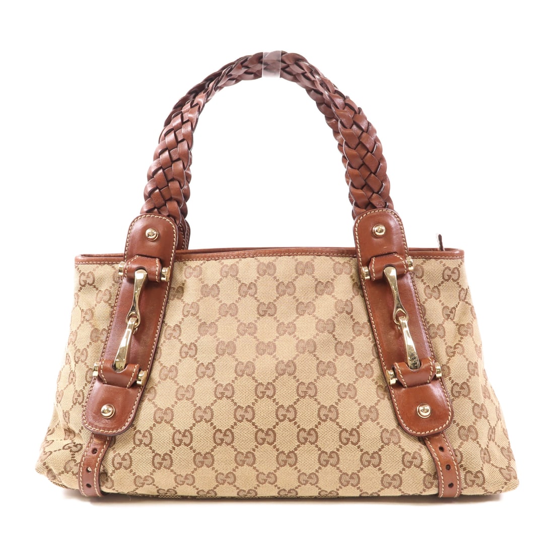 GUCCI Canvas Shoulder Bag Shoulder Bag Brown GG canvas 141599 (1 of 15)