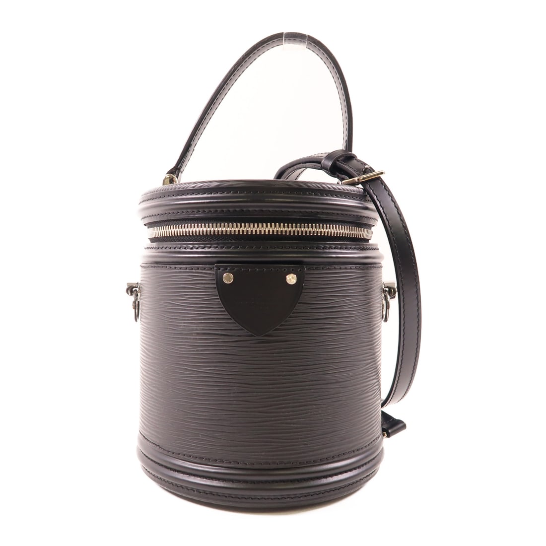 LOUIS VUITTON Epi Cannes Ginpaku Handmade Bag for Shoulders and Backs Black Epi/Black 2waySho (1 of 13)