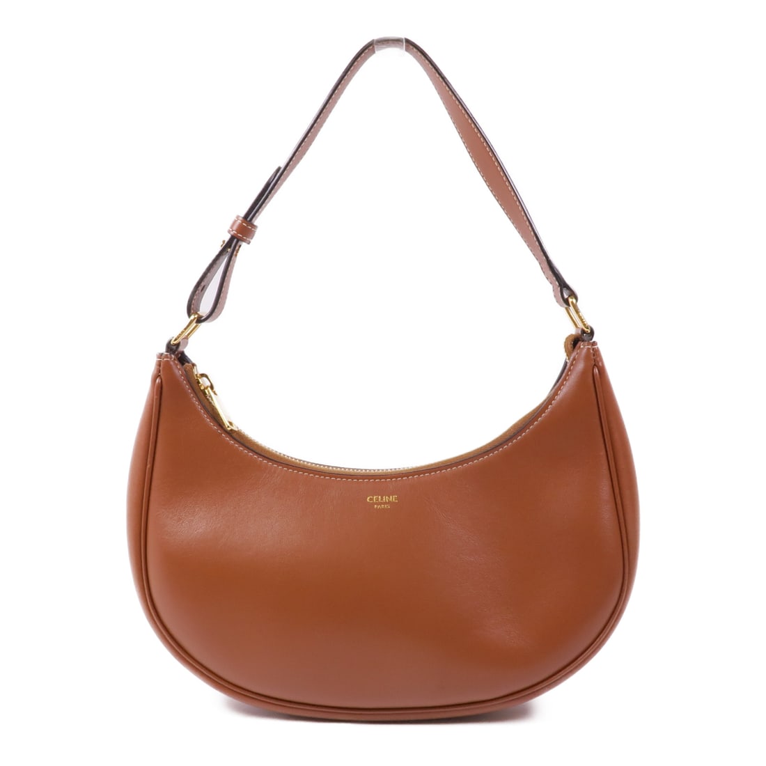 CELINE Cowhide leather Ava golden shoulder bag Shoulder Bag Brown Brown Calfskin (cowhide) (1 of 15)