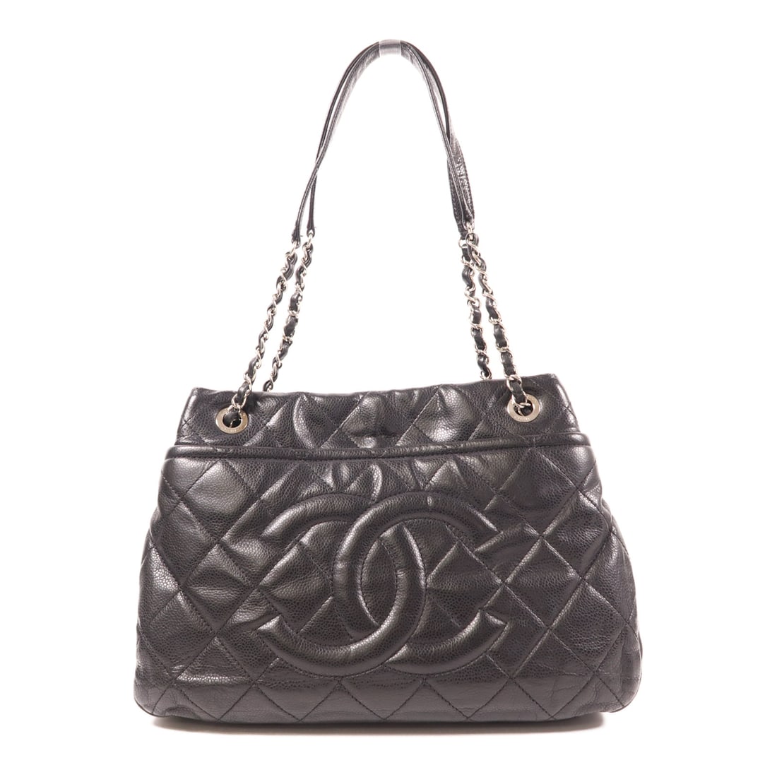 CHANEL Black Black Cowhide Leather Shoulder Bag Shoulder Bag Calfskin (cowhide) (1 of 13)