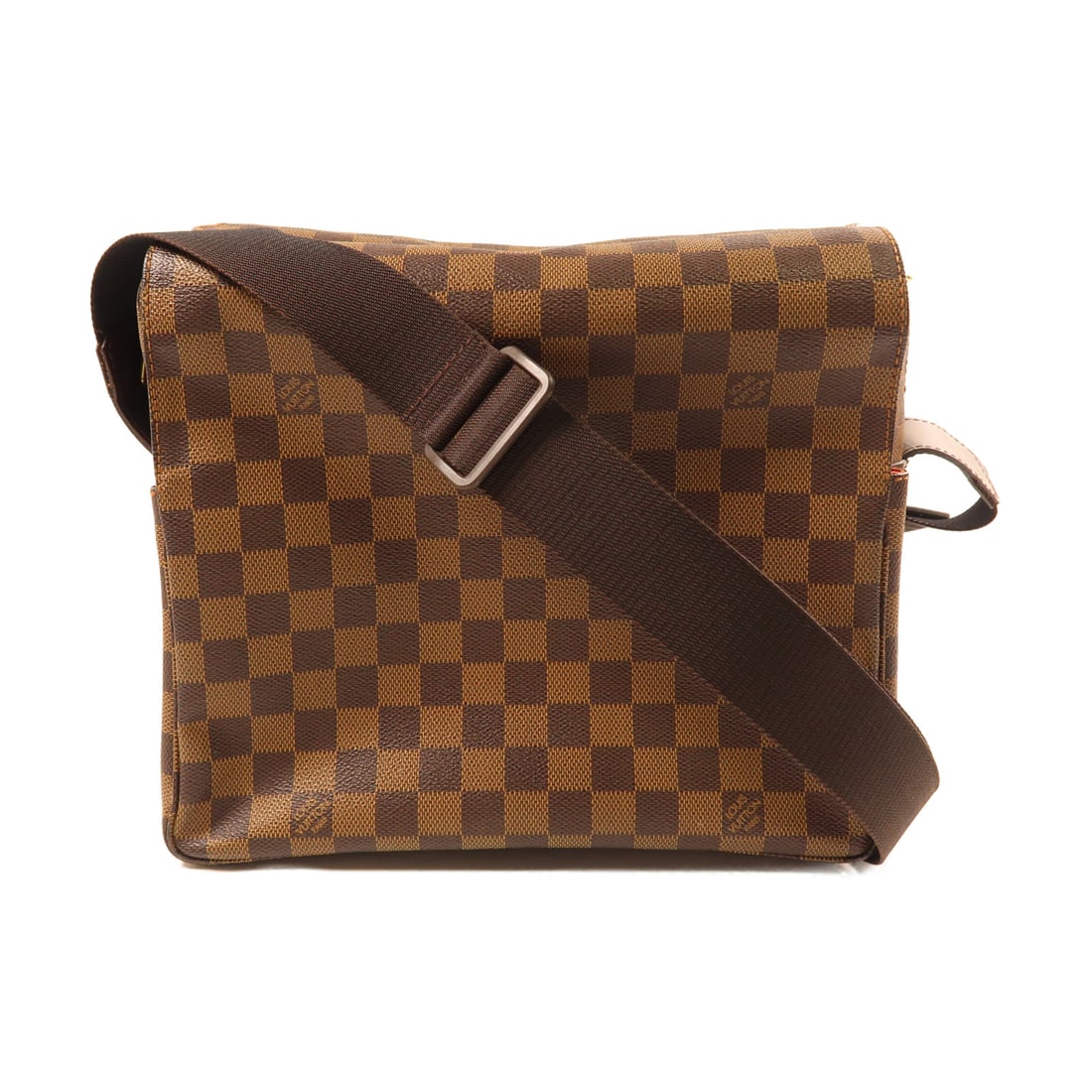 LOUIS VUITTON Damier Naviglio golden shoulder bag full color Brown Shoulder Bag N45255: Item Name: LOUIS VUITTON Damier Naviglio golden shoulder bag full color Brown Shoulder Bag N45255 Brand: LOUIS VUITTON Model No.: N45255 Size: x W:28cmH:24cm x D:14cm(W:11.0 inch x H:9.4 inch x D:5.5
