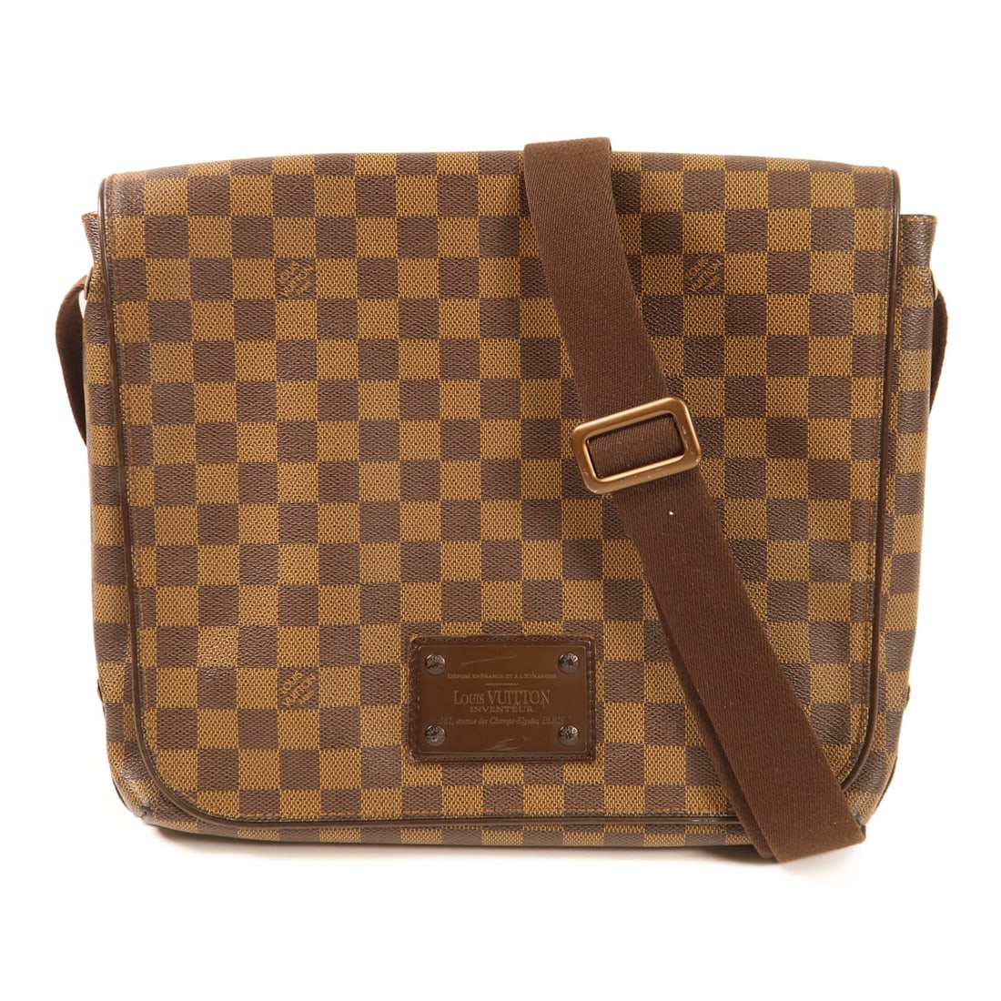 LOUIS VUITTON Damier Brooklyn MM shoulder bag/oblique bag Brown Shoulder Bag N51211: Item Name: LOUIS VUITTON Damier Brooklyn MM shoulder bag/oblique bag Brown Shoulder Bag N51211 Brand: LOUIS VUITTON Model No.: N51211 Size: x W:30cmH:29cm x D:6cm(W:11.8 inch x H:11.4 inch x D:2.4 inc