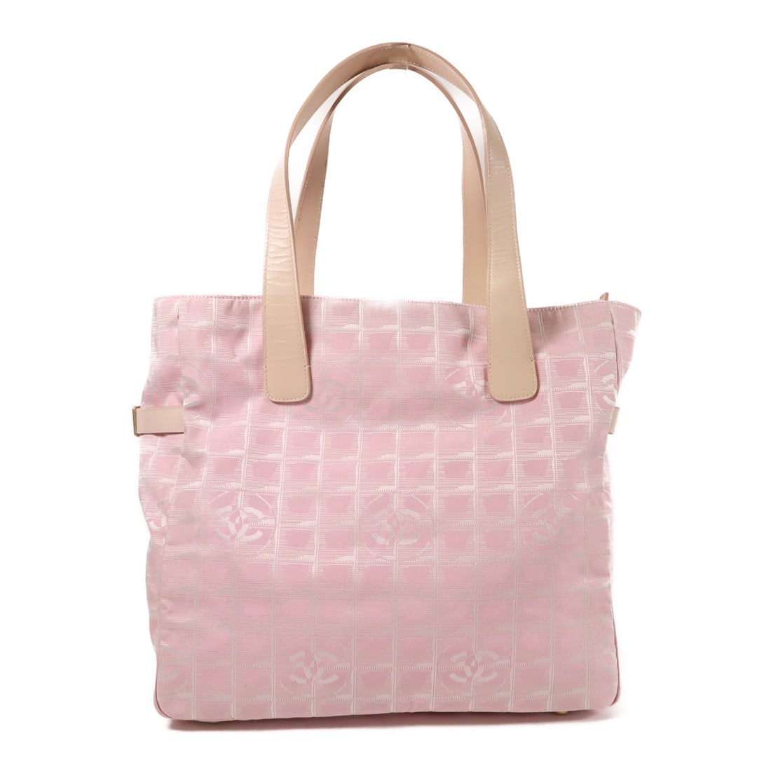 CHANEL Pink Pink Niryu New Travel Line Tote Kinsaku Handmade Bag/Shoulder Back Bag Tote Bag Nylon: Item Name: CHANEL Pink Pink Niryu New Travel Line Tote Kinsaku Handmade Bag/Shoulder Back Bag Tote Bag Nylon Brand: CHANEL Model No.: Size: x W:35cmH:32cm x D:12 cm(W:13.8 inch x H:12.6 inch x D:4.7 i