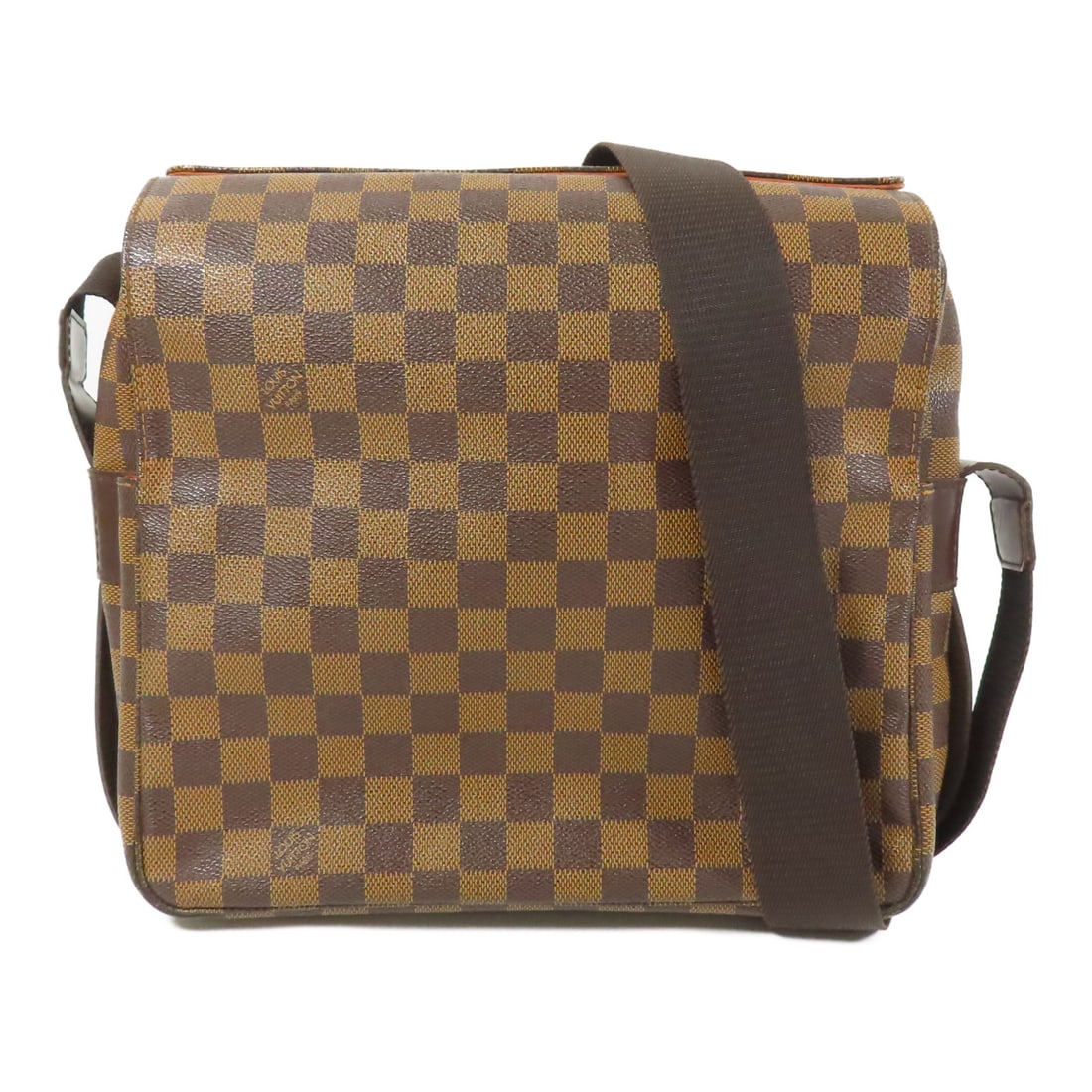 LOUIS VUITTON Damier Naviglio gold chest bag Brown Brown Shoulder Bag N45255: Item Name: LOUIS VUITTON Damier Naviglio gold chest bag Brown Brown Shoulder Bag N45255 Brand: LOUIS VUITTON Model No.: N45255 Size: x W:28cmH:24cm x D:6cm(W:11.0 inch x H:9.4 inch x D:2.4 inch )Shoul