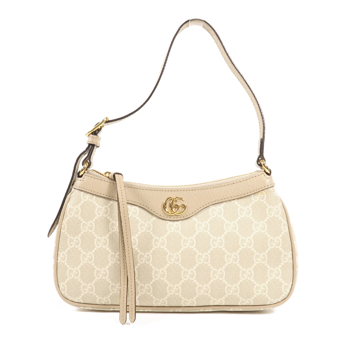 GUCCI Painted canvas/leather Ophidia Small HandBag Kinpaku handmade bag Handbag Gray Grey PVC coated (1 of 14)