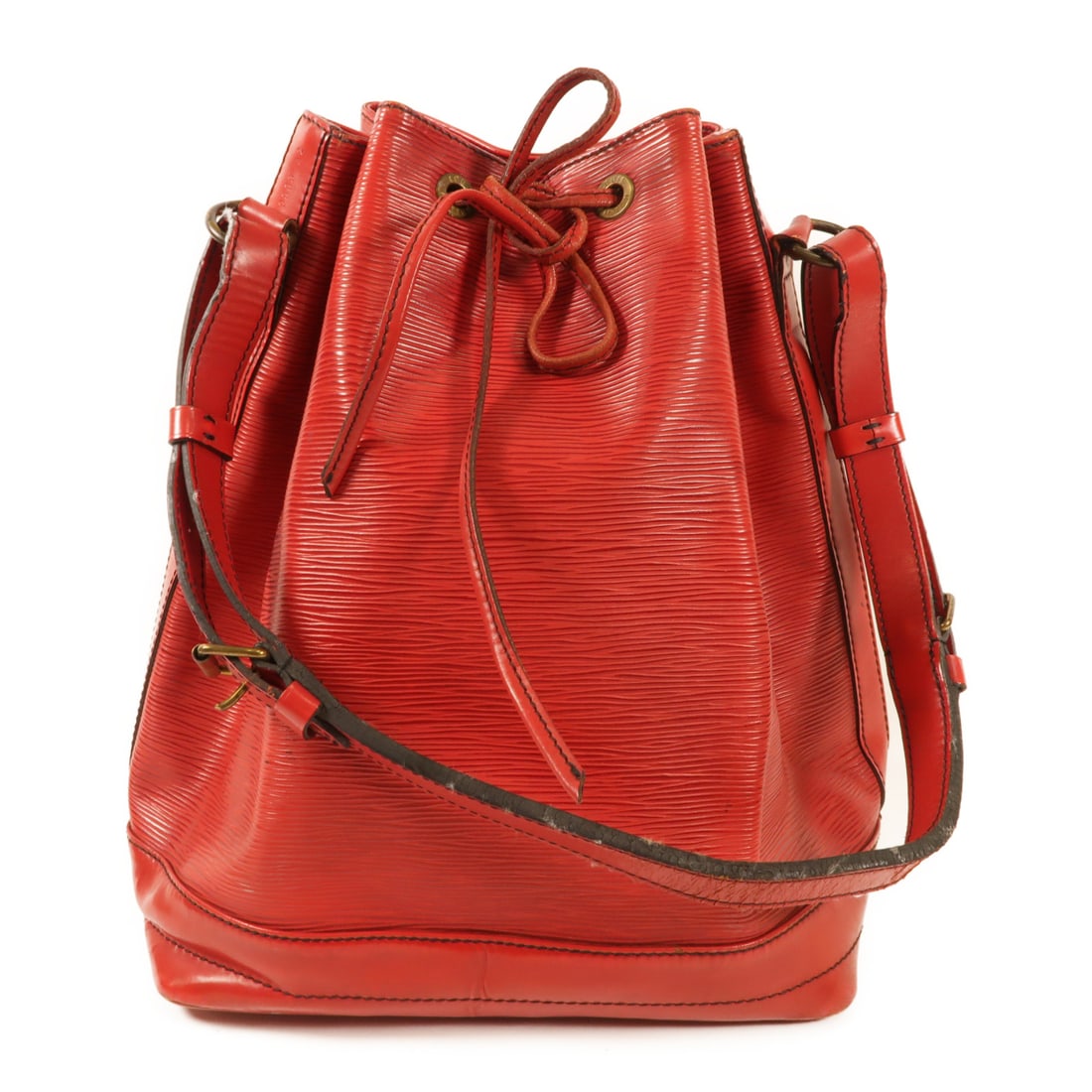 LOUIS VUITTON Epi Noe gold chest bag Red Red Shoulder Bag M44007 (1 of 20)