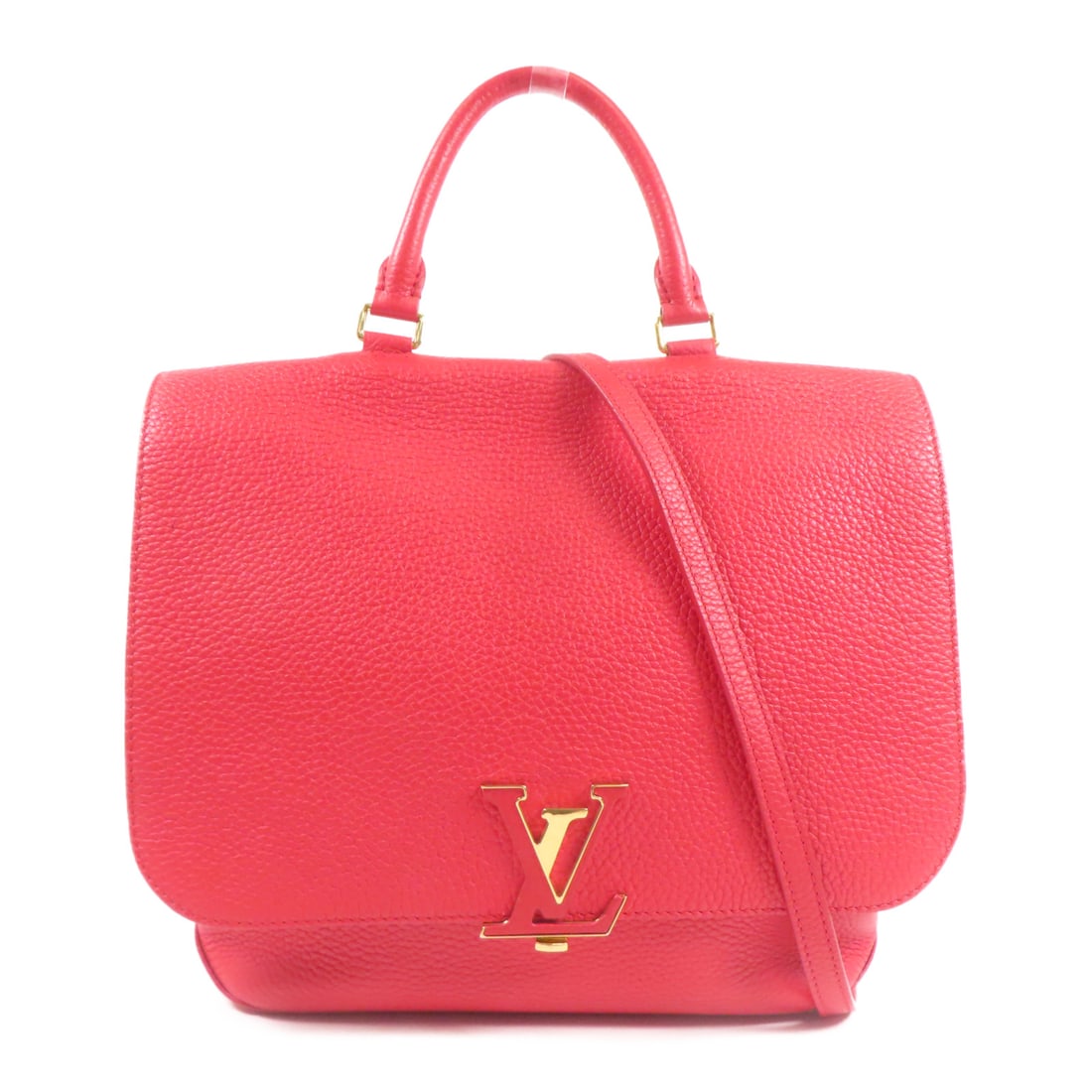 LOUIS VUITTON Taurillon Volta Hand-Handed Bag for Shoulders and Backs Red Red 2wayShoulder Ba (1 of 15)
