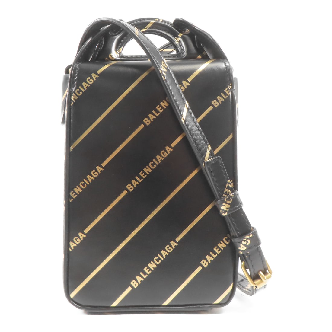 BALENCIAGA Cowhide Leather Logo Shoulder Bag Golden Hand-Handed Bag for Shoulders and Backs 2wayShou: Item Name: BALENCIAGA Cowhide Leather Logo Shoulder Bag Golden Hand-Handed Bag for Shoulders and Backs 2wayShou Brand: BALENCIAGA Model No.: 643853 Size: x W:11.5cmH:18cm x D:6cm(W:4.5 inch x H:7.1 in