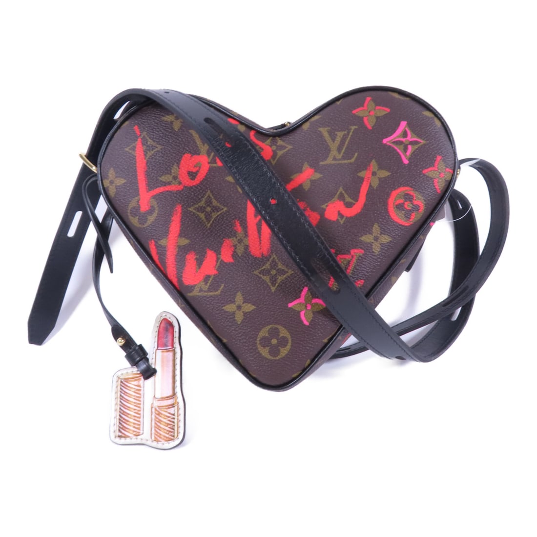 LOUIS VUITTON Monogram Sac Coeur Fall In Love Golden Shoulder Back Bag Palm Color Brown Brown Sh: Item Name: LOUIS VUITTON Monogram Sac Coeur Fall In Love Golden Shoulder Back Bag Palm Color Brown Brown Sh Brand: LOUIS VUITTON Model No.: M45890 Size: x W:22cmH:16cm x D:7cm(W:8.7 inch x H:6.3 inch 