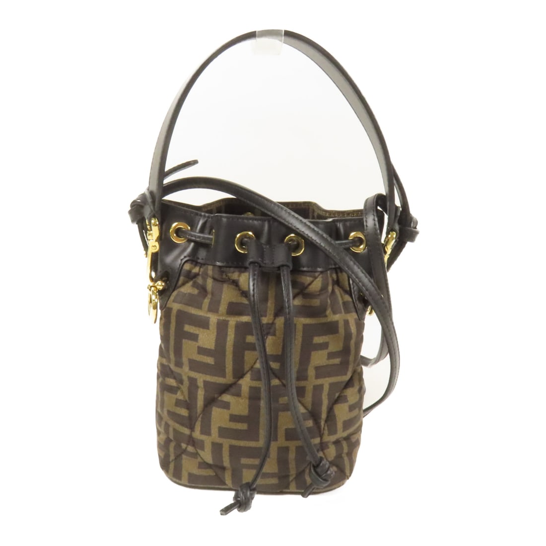 FENDI Canvas Mon Tresor Hand-Handed Bag for Shoulders and Backs 2wayShoulder Bag Brown Brown: Item Name: FENDI Canvas Mon Tresor Hand-Handed Bag for Shoulders and Backs 2wayShoulder Bag Brown Brown Brand: FENDI Model No.: 8BS010AKBB Size: x W:13cmH:19cm x D:10.5cm(W:5.1 inch x H:7.5 inch x D:4