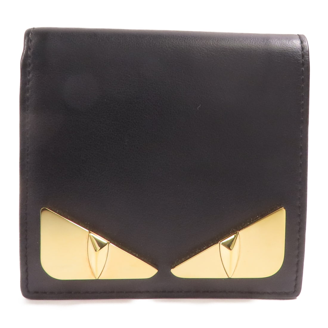 FENDI Cowhide Leather Wallet Packaging Bi-fold wallet Black Black Calfskin (cowhide) 7M0274: Item Name: FENDI Cowhide Leather Wallet Packaging Bi-fold wallet Black Black Calfskin (cowhide) 7M0274 Brand: FENDI Model No.: 7M0274.SQP Size: x W:9.5cmH:9cmx D:1.5cm(W:3.7 inch x H:3.5 inch x D:0.6)