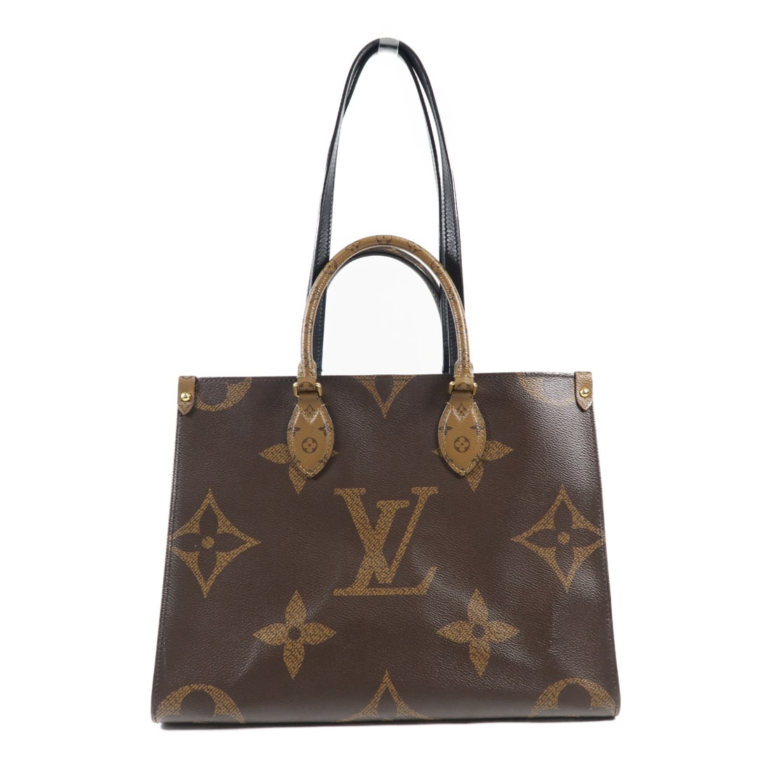 LOUIS VUITTON Monogram Giant On The Go MM Hand-Handed Bag for Shoulders and Backs Brown 2way: Item Name: LOUIS VUITTON Monogram Giant On The Go MM Hand-Handed Bag for Shoulders and Backs Brown 2way Brand: LOUIS VUITTON Model No.: M45321 Size: x W:34cmH:26cm x D:13cm(W:13.4 inch x H:10.2 inch x