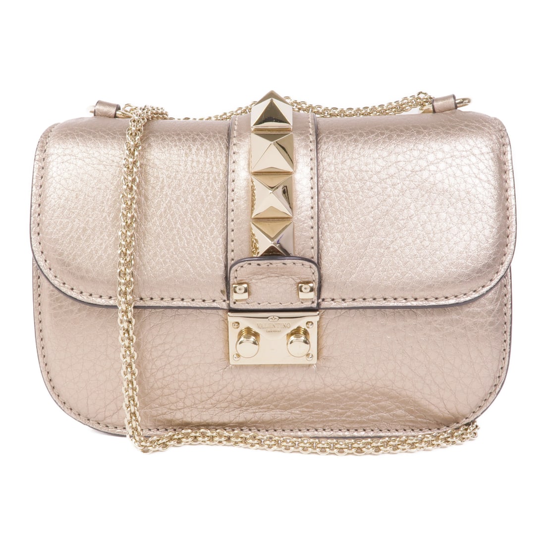 Valentino Cowhide Leather Chain Shoulder Golden Chain Shoulder Back Bag Shoulder Bag Gold Gol: Item Name: Valentino Cowhide Leather Chain Shoulder Golden Chain Shoulder Back Bag Shoulder Bag Gold Gol Brand: VALENTINO Model No.: Size: x W:20cmH:14cm x D:5cm(W:7.9 inch x H:5.5 inch x D:2.0 inch )