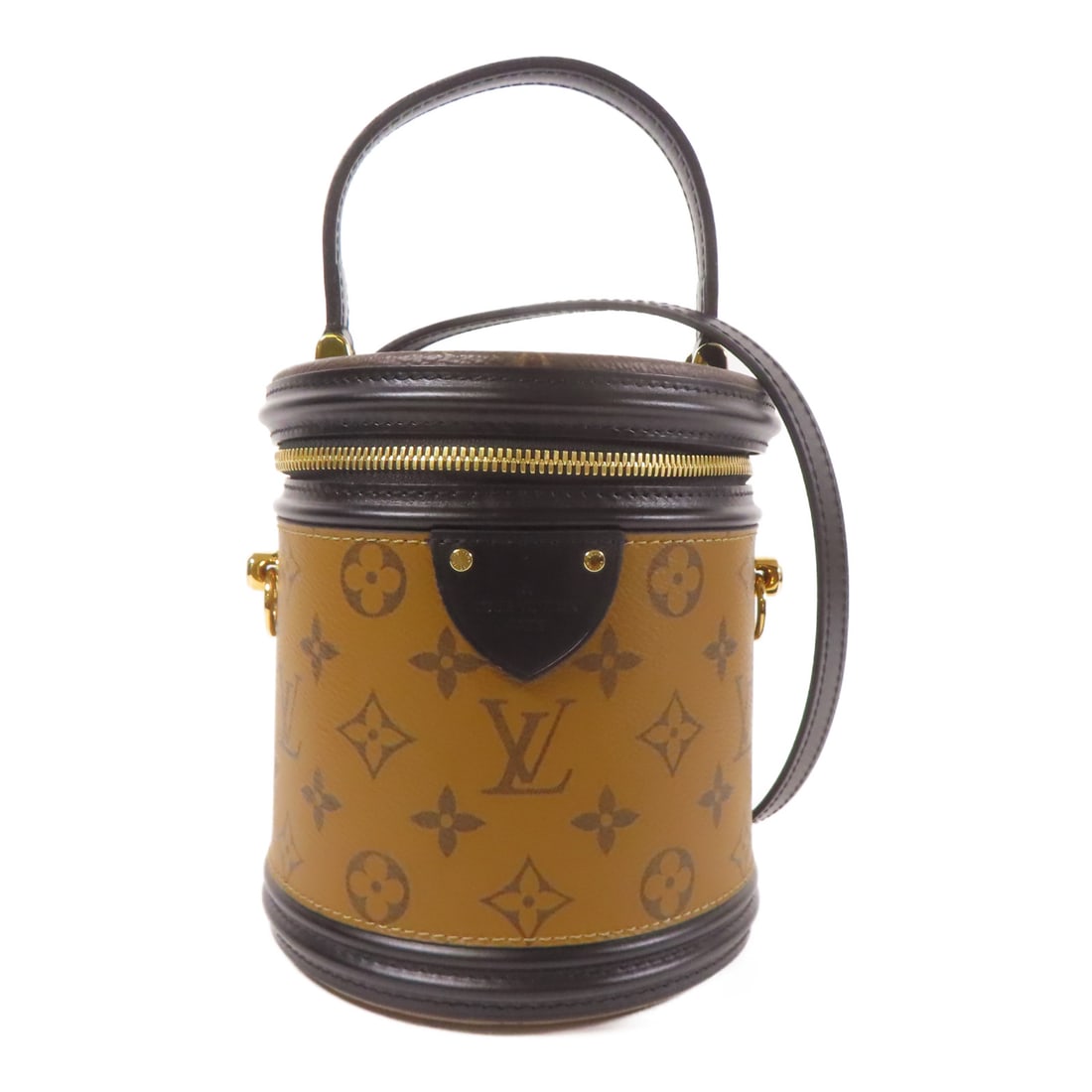LOUIS VUITTON Monogram Reverse Cannes Hand-milled bag for shoulder and back Brown 2wayShoulder Ba: Item Name: LOUIS VUITTON Monogram Reverse Cannes Hand-milled bag for shoulder and back Brown 2wayShoulder Ba Brand: LOUIS VUITTON Model No.: M43986 Size: x W:15cmH:17cm x D:15cm(W:5.9 inch x H:6.7 inc