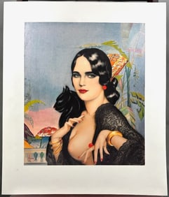 Alberto Vargas "Spanish Lace" Rare Estate Piece 1928 - 2/15