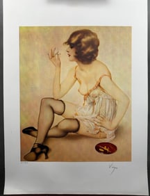 Alberto Vargas "Smoke Dreams" Lithograph 1978 - 101/500