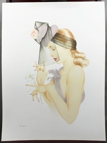 Alberto Vargas "He Loves me" Limited Edition Lithograph 1939