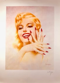 Alberto Vargas "Marilyn Monroe" Lithograph 1979