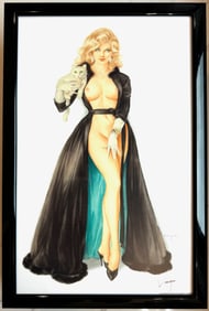 Alberto Vargas "I Never Go Out with Married Men, So Won't You Please Come In" 1966