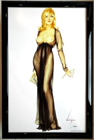 Alberto Vargas Carol Lynley Playboy cover March 1965