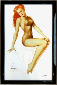 Alberto Vargas Esquire calendar illustration February 1946