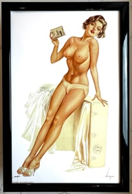 Alberto Vargas "He said that Niagara Falls is a source of power," Playboy June 1962