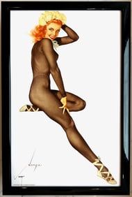 Alberto Vargas "Sitting Pretty" The Varga Girl calendar February 1948