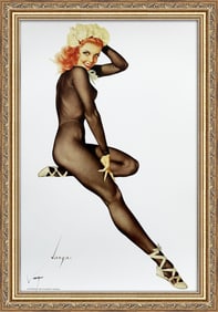 Alberto Vargas "Sitting Pretty" The Varga Girl calendar February 1948