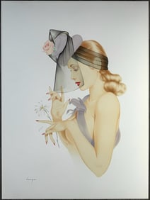 Alberto Vargas "He Loves me" Limited Edition Lithograph 1939