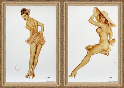 Alberto Vargas Varga Girl Calendar March and Yellow Sun-suit (Jean Dean)