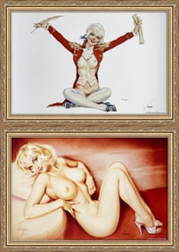 Alberto Vargas "Golly Mr. Hancock" and Playboy December 1963