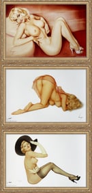 Alberto Vargas Playboy December 1963, Playboy December 1974 and "Black Notes" 1930