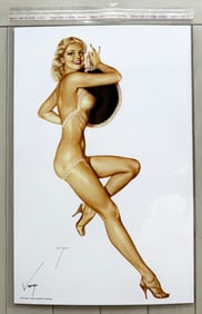 Alberto Vargas LAST MINUTE POST!! Blonde Nude With Hat