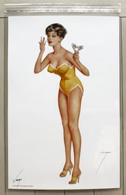 Alberto Vargas LAST MINUTE POST!! Rare Hidden In Cover Of Playboy August 1961