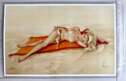 Alberto Vargas LAST MINUTE POST!! I'm Not Afraid of Getting Burned - Are You? January 1968