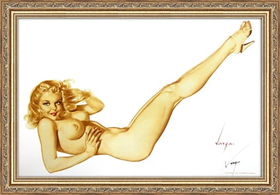 Alberto Vargas Legacy Nude 1947 "Last Print"