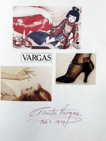 "Vargas" the Book Signed by Alberto Vargas and Reid Austin / Foreword by Hugh Hefner Extremely Rare