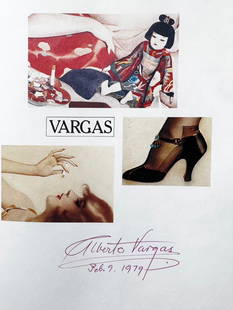 "Vargas" the Book Signed by Alberto Vargas and Reid Austin / Foreword by Hugh Hefner Extremely Rare: This book is signed by Alberto Vargas, Anna May Vargas "His Wife" , Hugh Hefner, Reid Austin, James P. Camperos and this book tells about Vargas's life growing up and how he was able to eventually wor