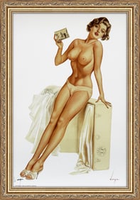 Alberto Vargas "He said that Niagara Falls is a source of power," Playboy June 1962