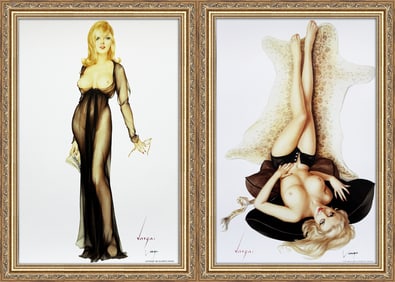 Alberto Vargas Cover of Playboy Carol Lynley and Playboy March 1973