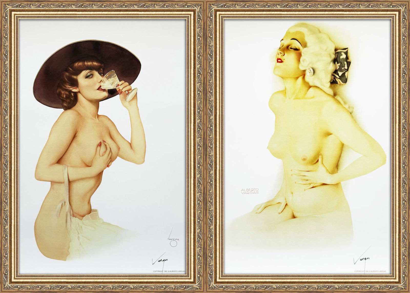 Alberto Vargas "Martini Time" and Ziegfeld Girl 1928 (1 of 9)