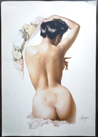 Alberto Vargas Flowered Hat 6/9 Very Rare